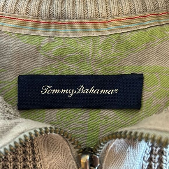 Tommy Bahama Mens Light Grey Sweater - Picture 2 of 6